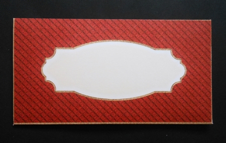 Red Gold Christmas Voucher 3 by S.Elisabet Osborn Wright