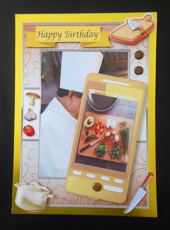 Cooking Phone - Male by S.Elisabet Osborn Wright
