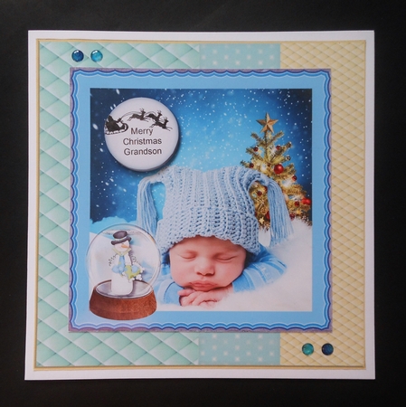 Baby boy 1st Christmas by S.Elisabet Osborn Wright