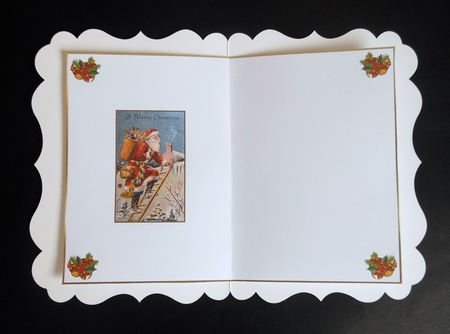 Holiday Wishes Blank Insert by S.Elisabet Osborn Wright
