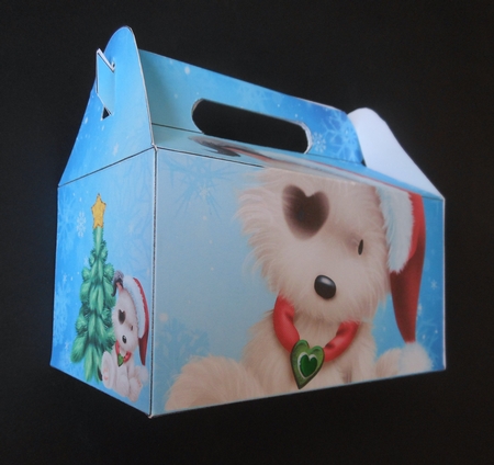 Christmas Puppies Gable Box 1 by S.Elisabet Osborn Wright