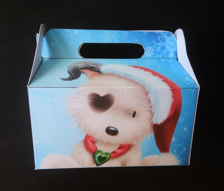 Christmas Puppies Gable Box 1 by S.Elisabet Osborn Wright