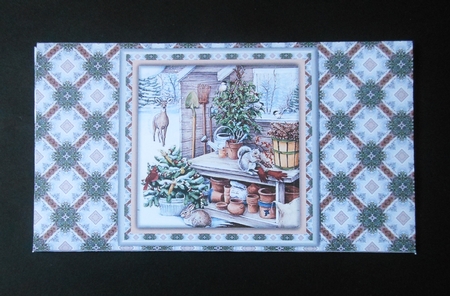 JJ THE CHRISTMAS POTTING SHED MONEY WALLET by S.Elisabet Osborn Wright