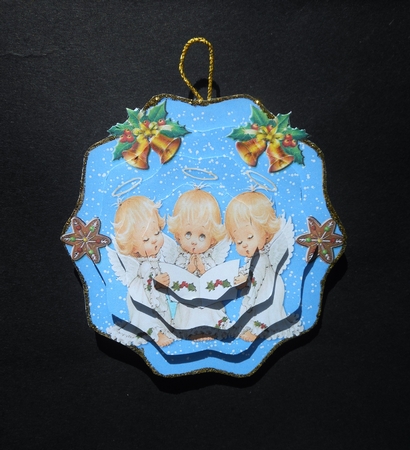 3D Shaped Keepsake Christmas Angel Decoration 2 Bumper Kit by S.Elisabet Osborn Wright