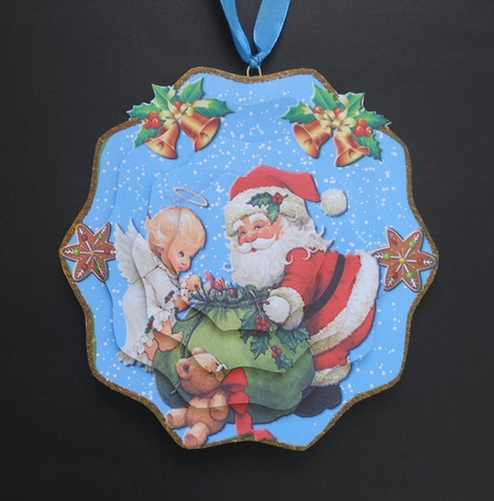 3D Shaped Keepsake Christmas Angel Decoration 2 Bumper Kit by S.Elisabet Osborn Wright