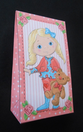Valentine Girl Pinch Bag 1 by S.Elisabet Osborn Wright
