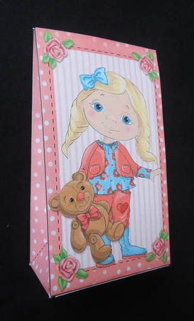 Valentine Girl Pinch Bag 1 by S.Elisabet Osborn Wright