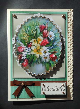 Birthday Floral Quick card by S.Elisabet Osborn Wright