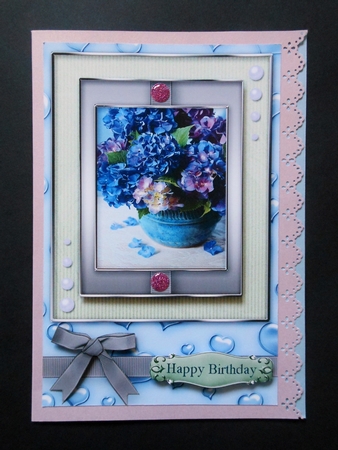 Birthday with love Quick Card by S.Elisabet Osborn Wright