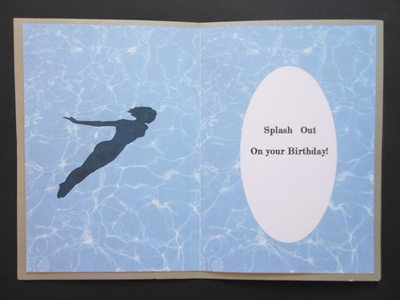 Insert for Female Swimmer Phone card design cup850043_3656 by S.Elisabet Osborn Wright