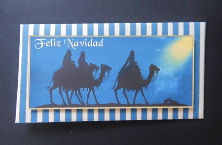 Feliz Navidad Cash Envelope by S.Elisabet Osborn Wright