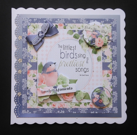 Lovely Moments quick card front with insert by S.Elisabet Osborn Wright