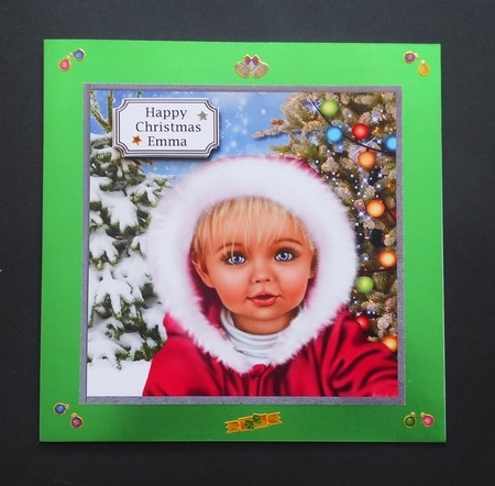 Merry Christmas little lady by S.Elisabet Osborn Wright