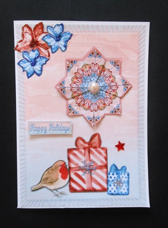 JJ PASTEL CHRISTMAS 5X7 TEA BAG CARD BUMPER KIT 2 by S.Elisabet Osborn Wright