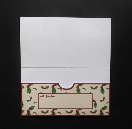 Santas Gifts Christmas Money/Gift/Voucher Wallet/Pocket or Envelope by S.Elisabet Osborn Wright