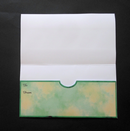 Christmas Bonus Stocking, Pocket/Wallet/Envelope for Gift Vouchers & Money by S.Elisabet Osborn Wright