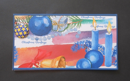 Watercolor Christmas Pocket/Wallet/Envelope for Gift Vouchers & Money by S.Elisabet Osborn Wright