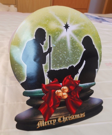 Mini Kit- 3D Snowglobe Scene - Baby Jesus by S.Elisabet Osborn Wright