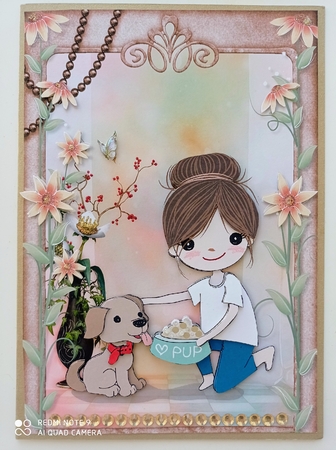 Cute Little Dog Lover by S.Elisabet Osborn Wright