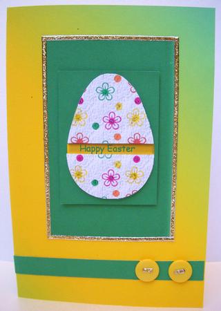 Easter Egg Quick Card by S.Elisabet Osborn Wright