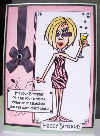 J.j Has Birthday Wishes Quick Card by S.Elisabet Osborn Wright
