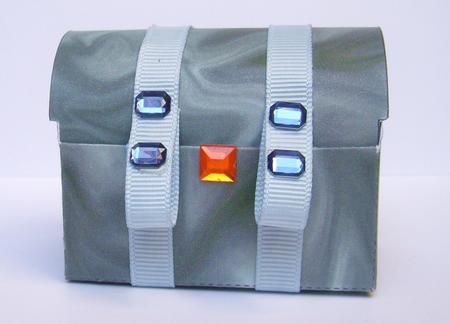 Gift Box Casket - Satin Green by S.Elisabet Osborn Wright