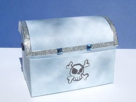 Gift Box Casket - Faded Denim by S.Elisabet Osborn Wright