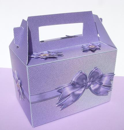Gable-top Box - Clematis by S.Elisabet Osborn Wright