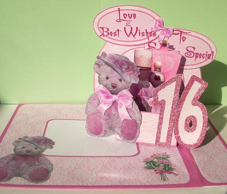 3D Box 'pink Bear' by S.Elisabet Osborn Wright