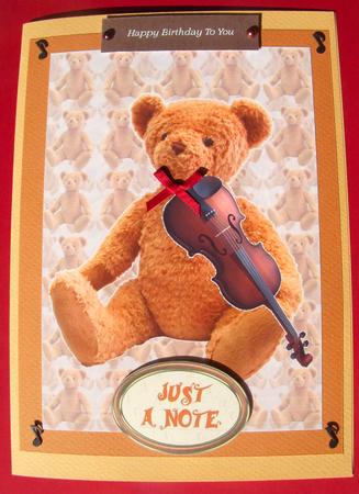 A4 Musical Teddy by S.Elisabet Osborn Wright