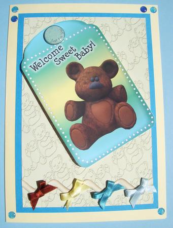 Lemon Teddy Backing Paper by S.Elisabet Osborn Wright