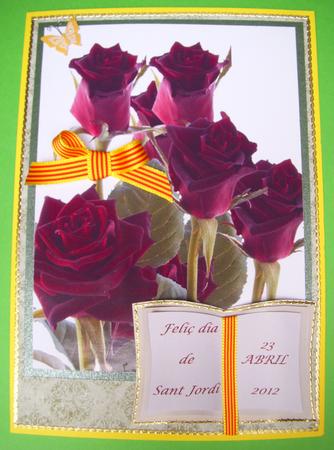 Red Red Roses A4 by S.Elisabet Osborn Wright