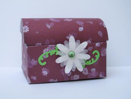 Gift Box Casket - Oriental Red by S.Elisabet Osborn Wright