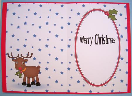 Rudolf the Red Nose Reindeer Insert 3 Merry Christmas by S.Elisabet Osborn Wright