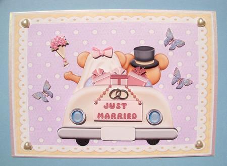 Just Married Teddy Bears by S.Elisabet Osborn Wright