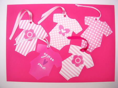 Set of 5 Baby Girl Embellishments by S.Elisabet Osborn Wright