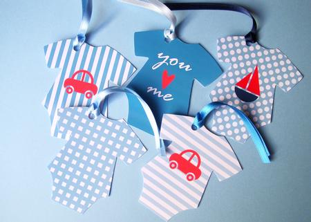 Baby Boy Embellishments - Toppers- Tags by S.Elisabet Osborn Wright