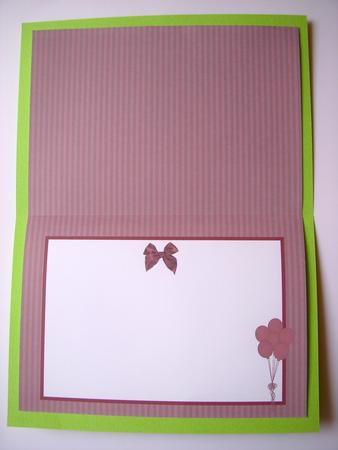Auburn Stripes with Bow and Balloon Is by S.Elisabet Osborn Wright