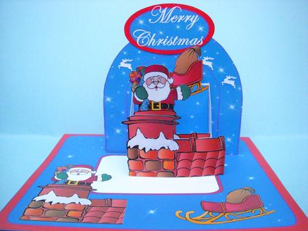 3D Box 'santa's Chimney' by S.Elisabet Osborn Wright