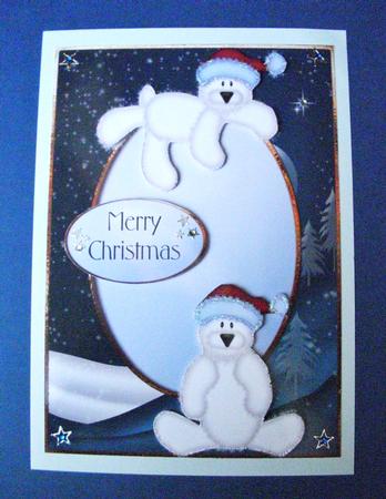 Christmas Polar Bears by S.Elisabet Osborn Wright
