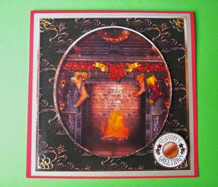 Vintage Christmas Living Room Toppers by S.Elisabet Osborn Wright