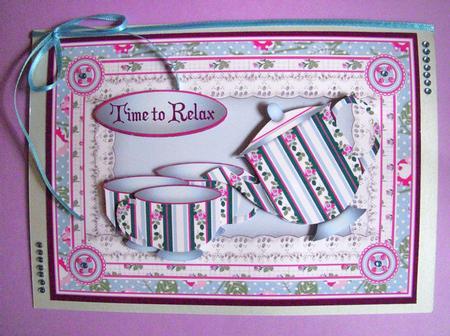 Shabby Cottage Chic Time for Tea Time to Relax by S.Elisabet Osborn Wright