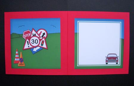 Mini Car Matching Insert Square Landscape by S.Elisabet Osborn Wright