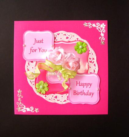 Stacking Shapes - Pearls Pink by S.Elisabet Osborn Wright
