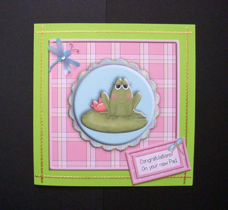 Frog Congratulations on Your New Pad by S.Elisabet Osborn Wright