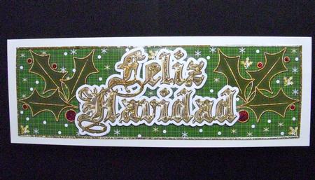 Feliz Navidad Dl Topper & Insert 3 by S.Elisabet Osborn Wright