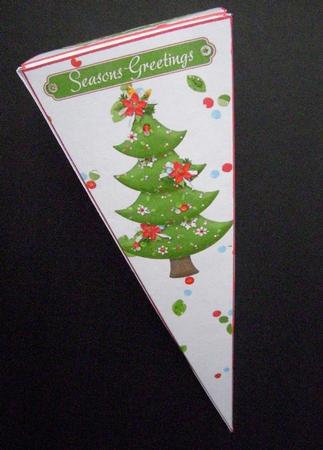 Xmas Tree Pyramid Gift Box by S.Elisabet Osborn Wright