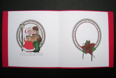 The Christmas Caroling Kids Insert by S.Elisabet Osborn Wright
