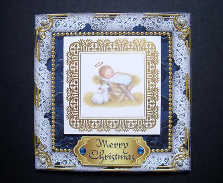 12 Shaped Metallic Christmas Captions by S.Elisabet Osborn Wright