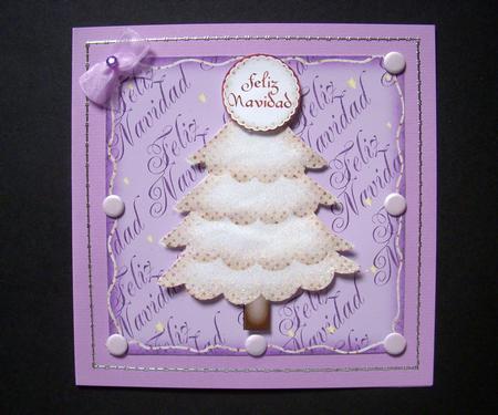 Feliz Navidad Cute Christmas Tree Topper 3 by S.Elisabet Osborn Wright